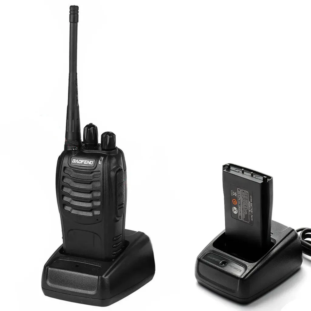 2023 Original 5/12W 2/4PCS Baofeng BF-888S Walkie Talkie UHF 400-470MHz BF 888S Cheap Two Way ham Radios Transceiver USB Plug