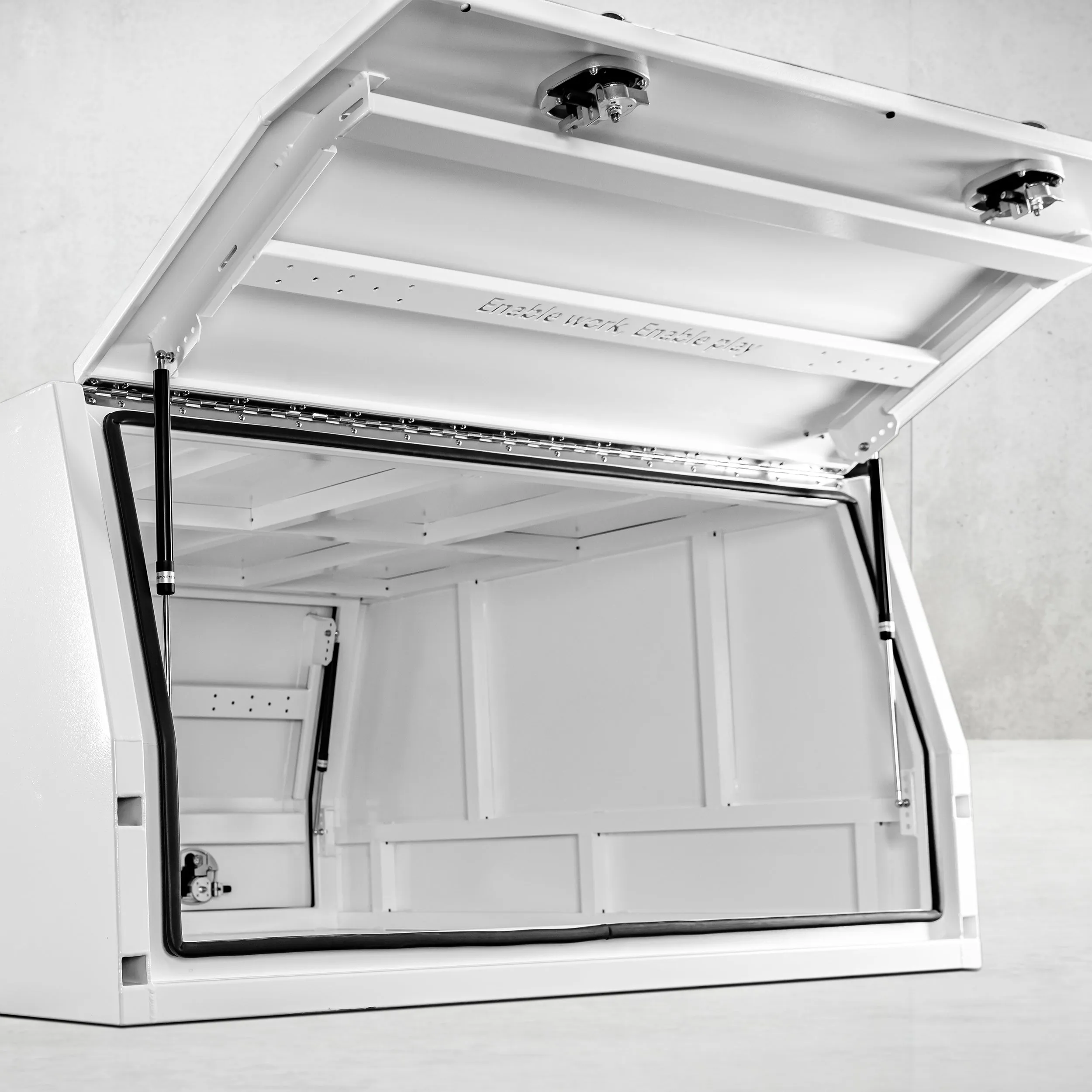 2100mm Aluminium Canopy - White