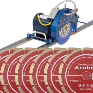 5 HP Blue Ripper Rail Saw Package Sale | Saw, Rails, Diamond Blades