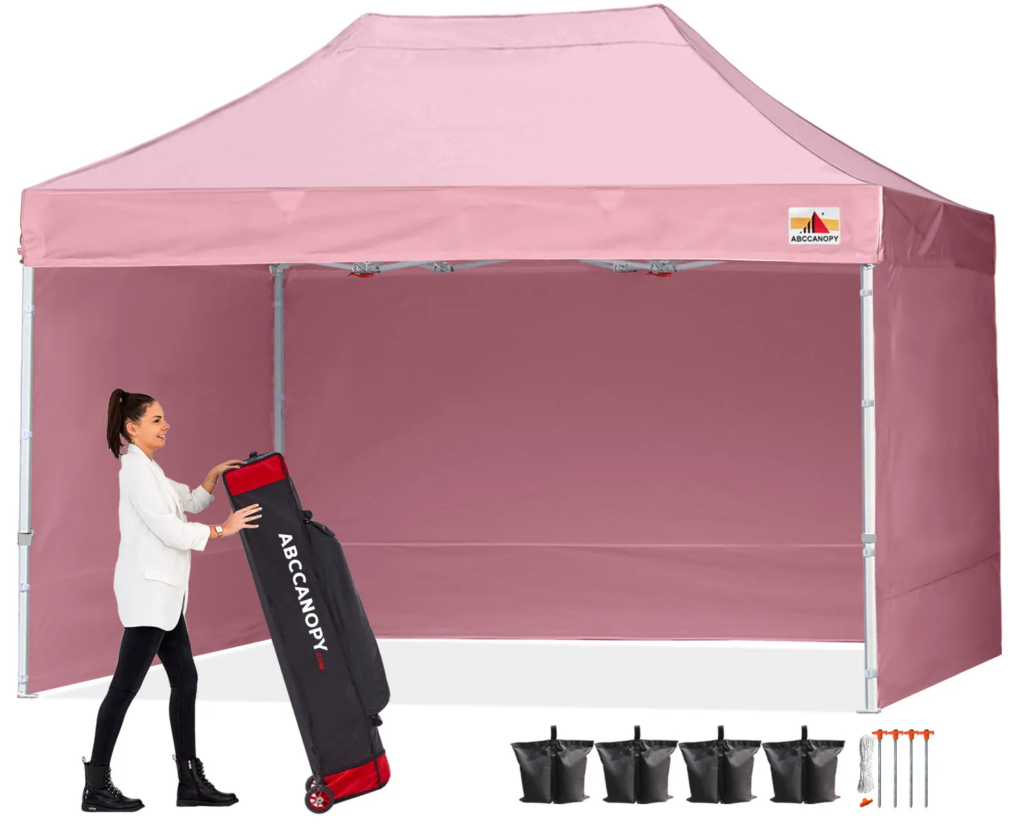 ABCCANOPY S1 Commercial Pop Up 10x10/10x15/10x20 Canopy Tent with Sidewalls