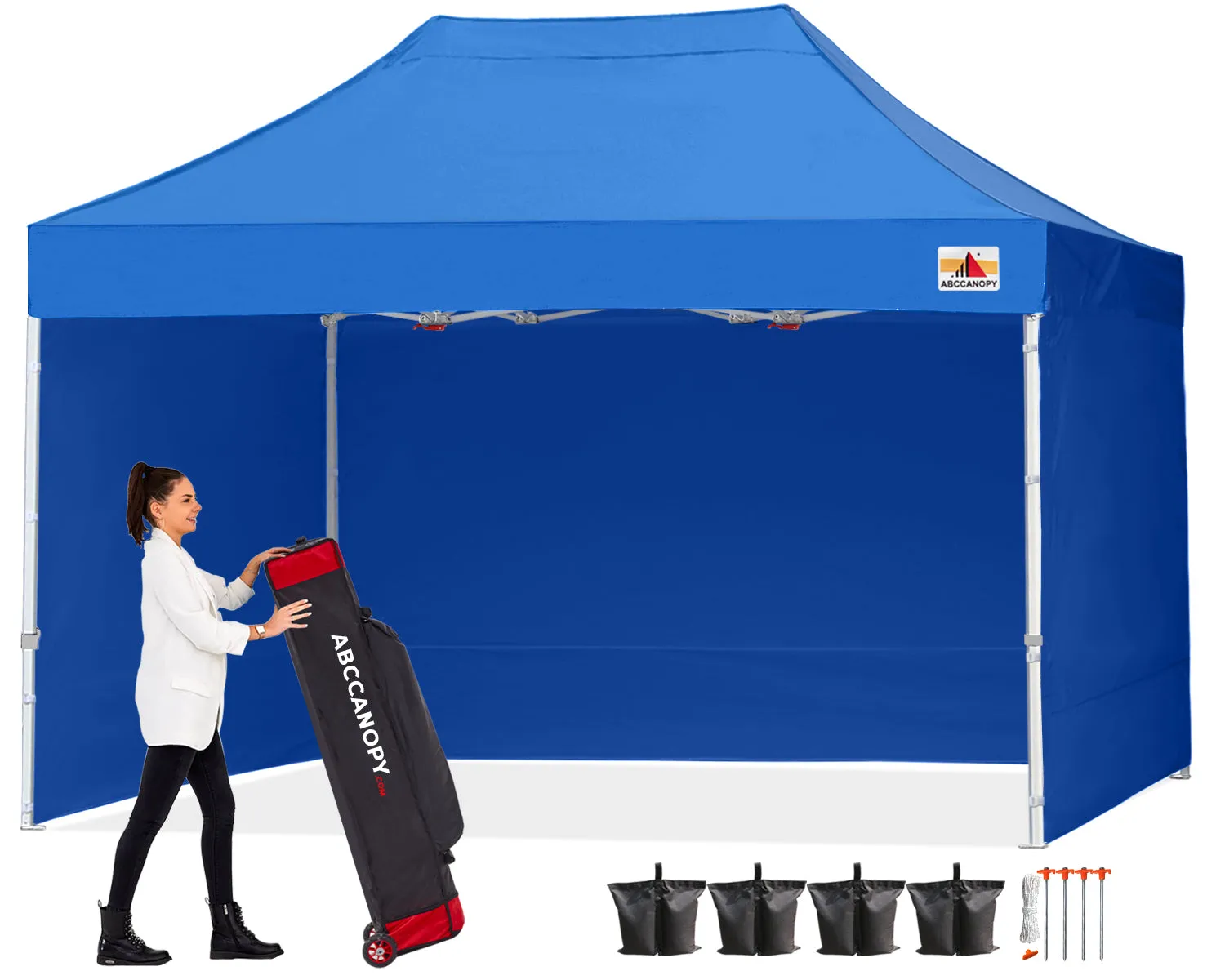 ABCCANOPY S1 Commercial Pop Up 10x10/10x15/10x20 Canopy Tent with Sidewalls