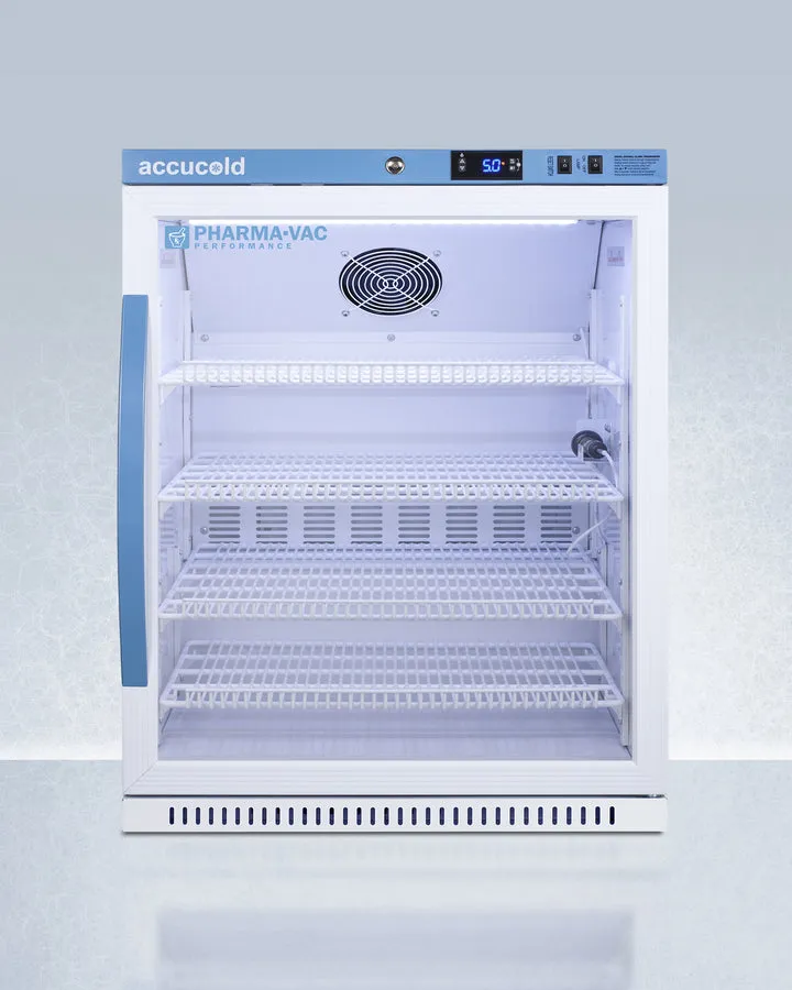 Accucold 24'' Vaccine Refrigerator ADA Height 6 cu. ft. Capacity