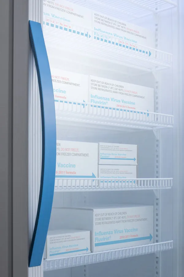 Accucold 24" Wide 15 Cu.Ft. Upright Vaccine Refrigerator Glass Door