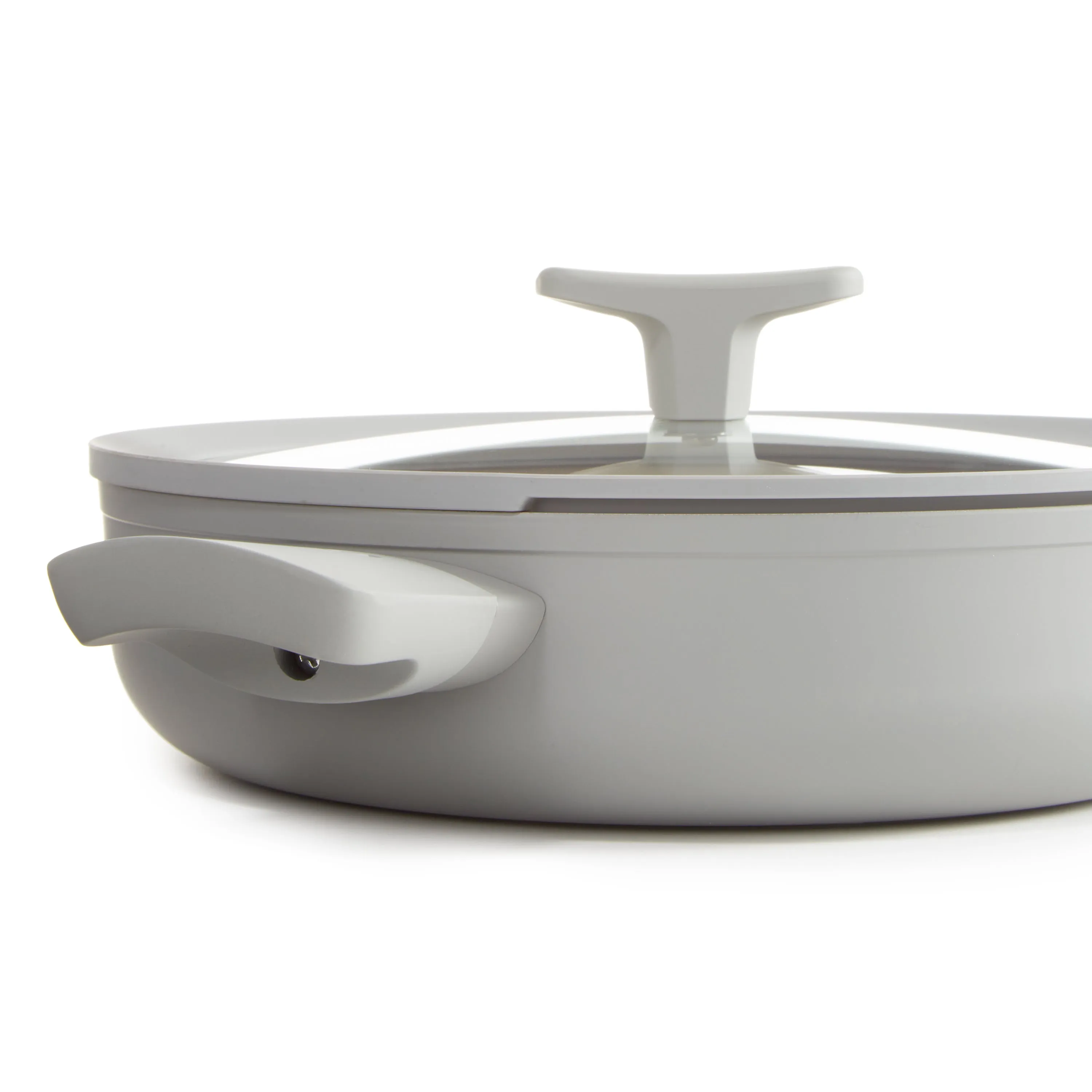 BergHOFF Balance Nonstick Ceramic Sauté Pan 10.25", 3.1qt. With Glass Lid, Recycled Aluminum, Moonmist