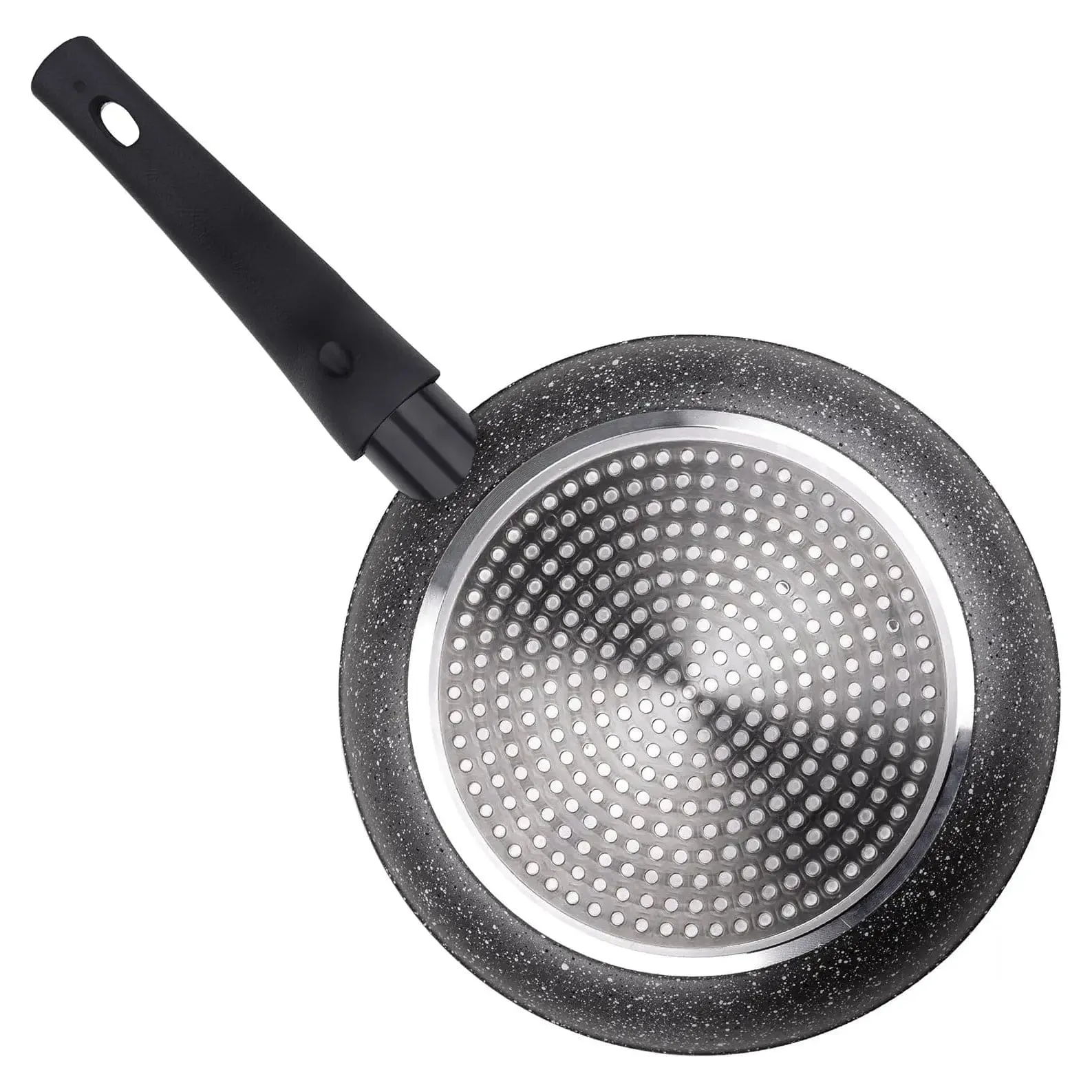 Bergner Orion Induction Frying Pan Marble Coated Non-Stick Black