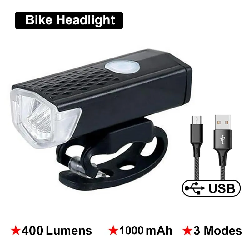 Bicycle Light Front Rechargeable Lantern Lamp