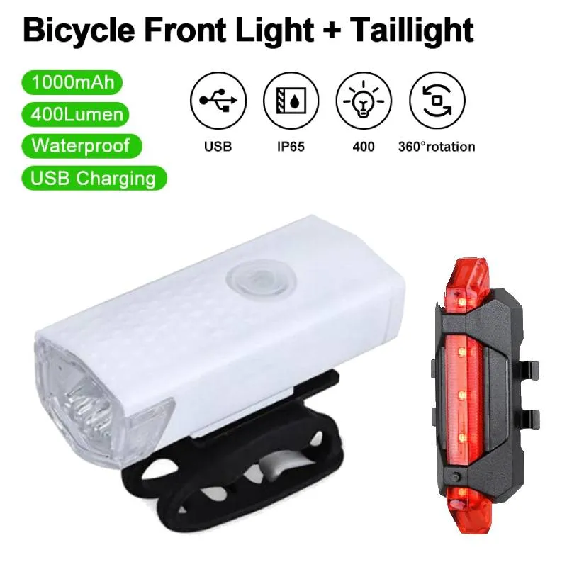 Bicycle Light Front Rechargeable Lantern Lamp