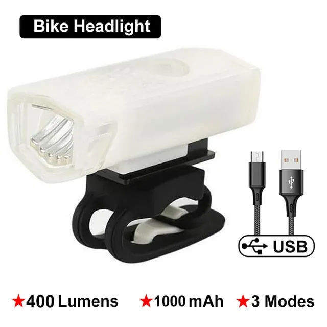 Bicycle Light Front Rechargeable Lantern Lamp