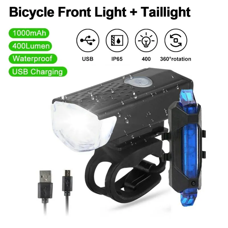 Bicycle Light Front Rechargeable Lantern Lamp