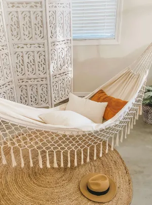 Boho Fringed Macrame Hammock  | ISABELLA