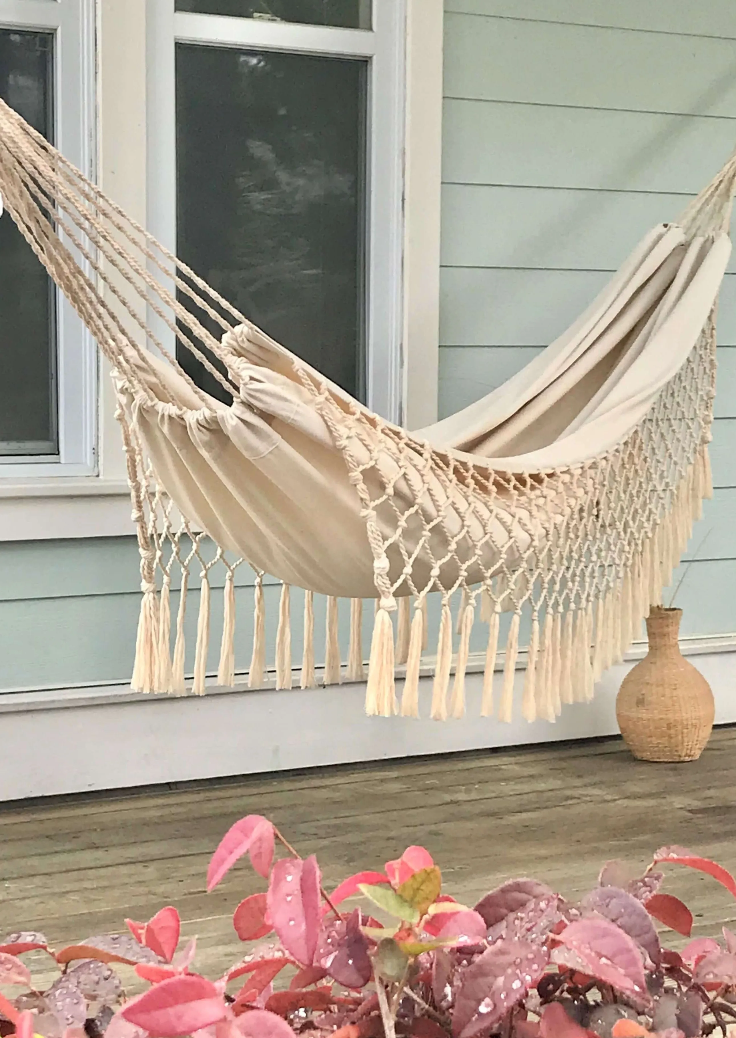 Boho Fringed Macrame Hammock  | ISABELLA