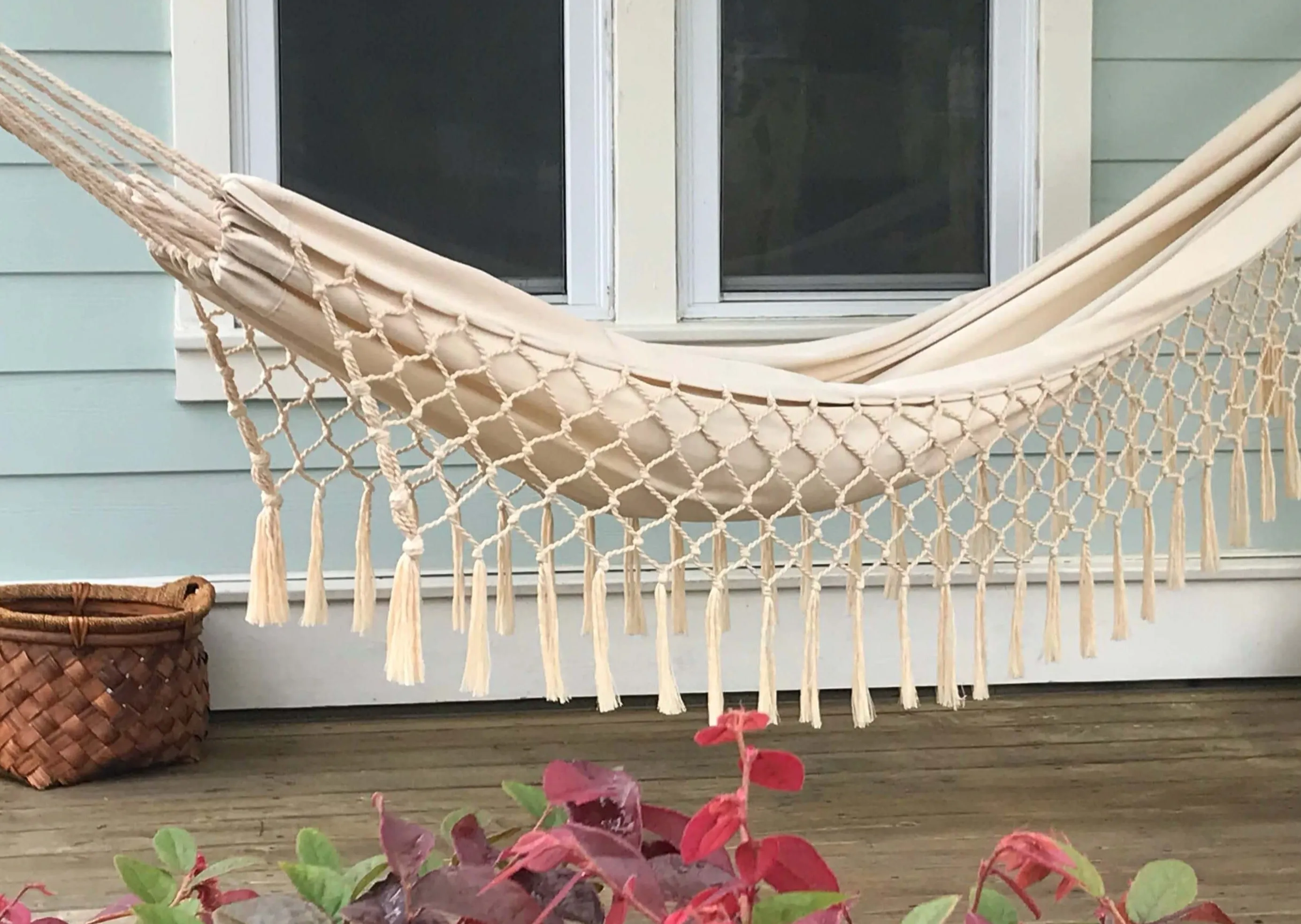 Boho Fringed Macrame Hammock  | ISABELLA