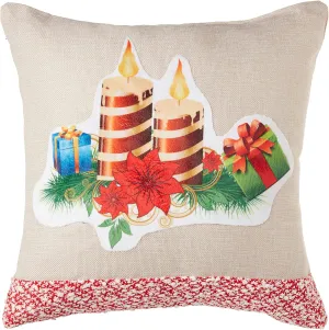 Christmas Ornaments Modern Pattern Decorative Accent Throw Pillow