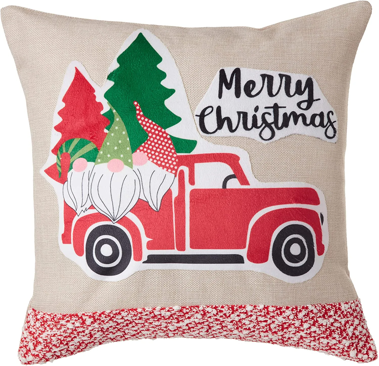 Christmas Ornaments Modern Pattern Decorative Accent Throw Pillow