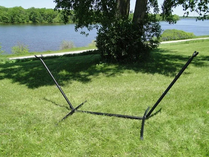 Colombian Double Hammock with Universal Hammock Stand