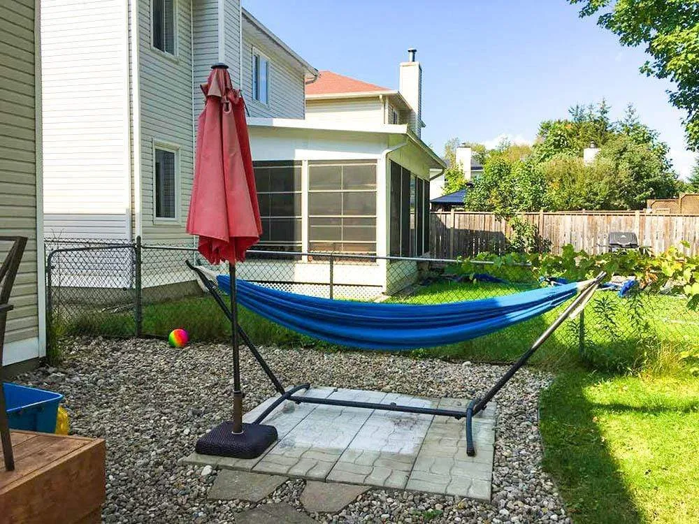 Colombian Double Hammock with Universal Hammock Stand