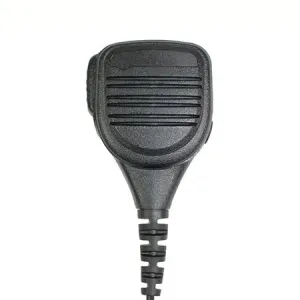 Compact Speaker Mic with 2-Pin Right Angle Connectors for iCOM Radios