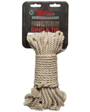 Kink Bind & Tie Hemp Bondage Rope - 50 ft