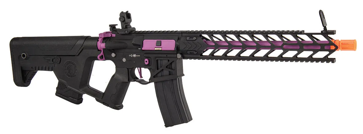 Lancer Tactical Enforcer Night Wing AEG [High FPS] w/ Alpha Stock - Black/Purple