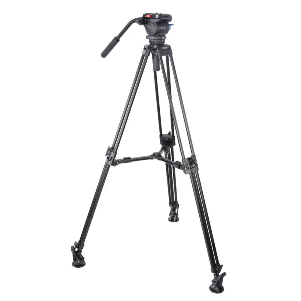 Leofoto VT-20 Video Tripod   LF-75 75mm Video Fluid Head