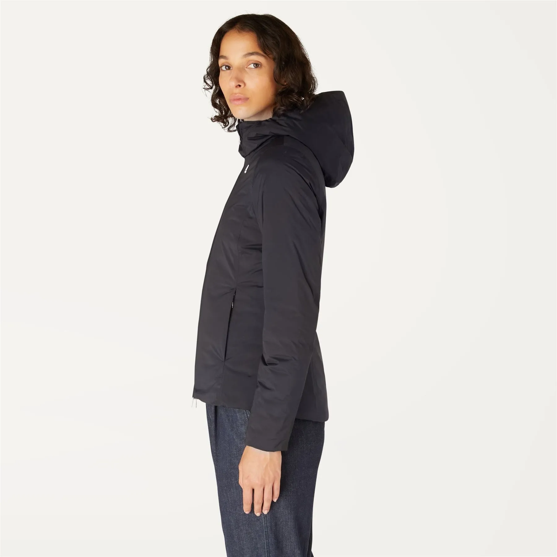 Black Pure Lily Thermo Light Double Womens Jacket