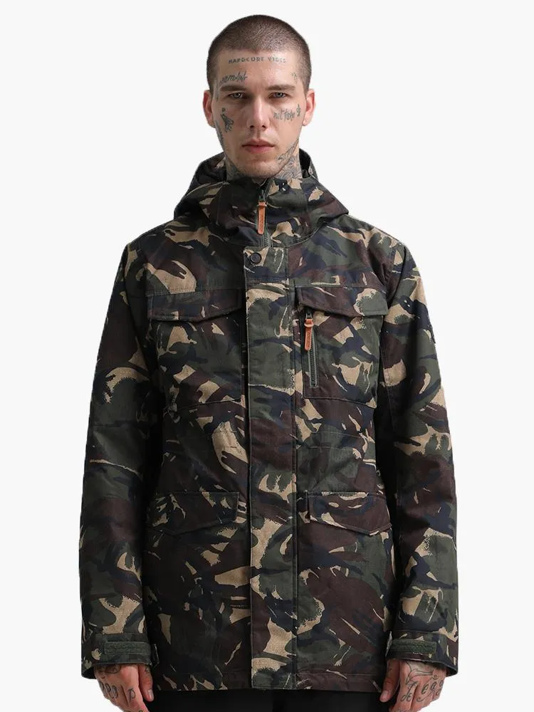 Men's Army Green Winter Snowboard &  Ski Jackets