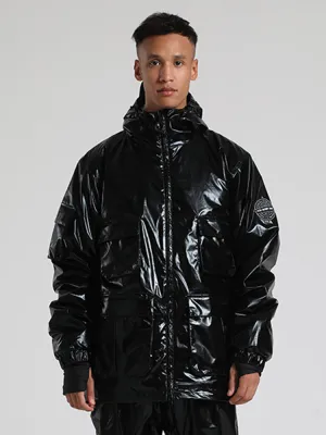 Men's Black Dazzling Ski Jacket