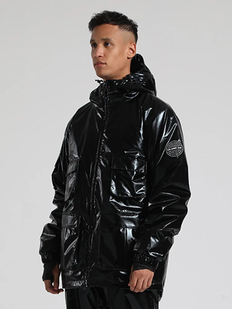 Men's Black Dazzling Ski Jacket