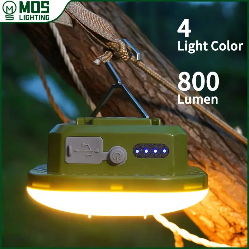 MOSLIGHTING 9000mAh Camping Lantern Strong Portable Flashlights USB Fast Rechargeable Outdoor Super bright Hanging Tent Lighting