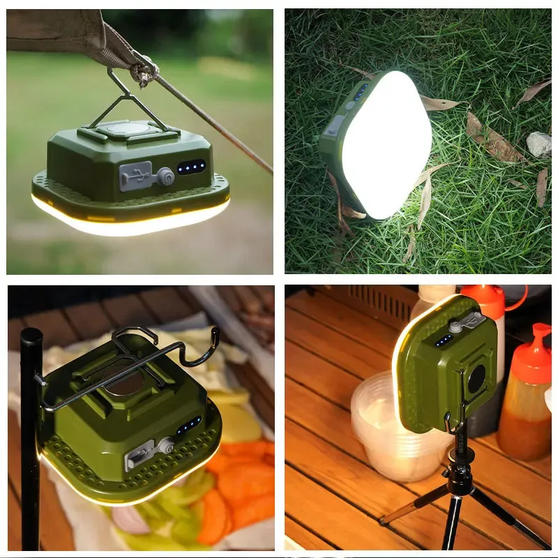 MOSLIGHTING 9000mAh Camping Lantern Strong Portable Flashlights USB Fast Rechargeable Outdoor Super bright Hanging Tent Lighting