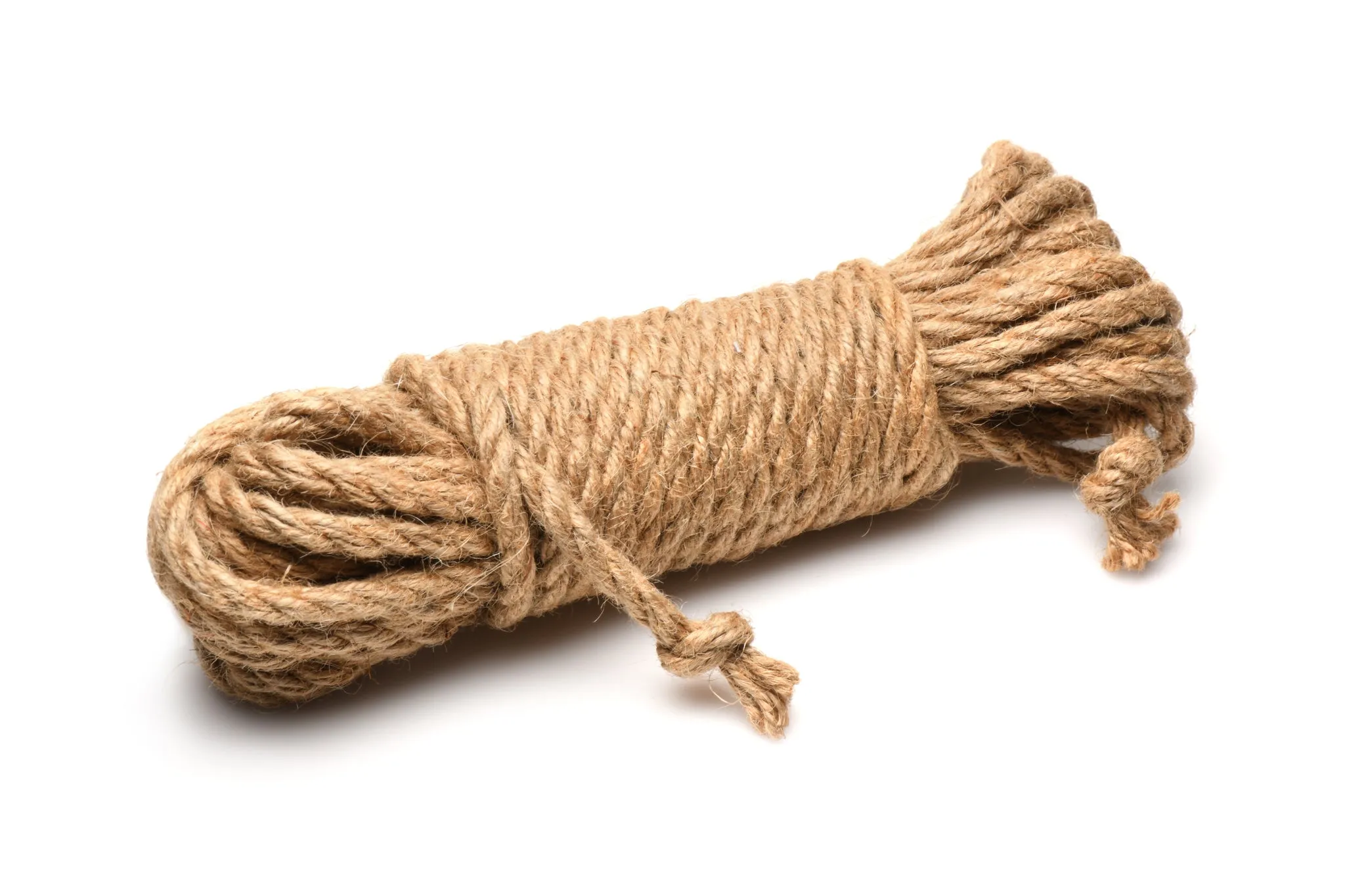 Ms Tied Up Jute Bondage Rope 25` Tan