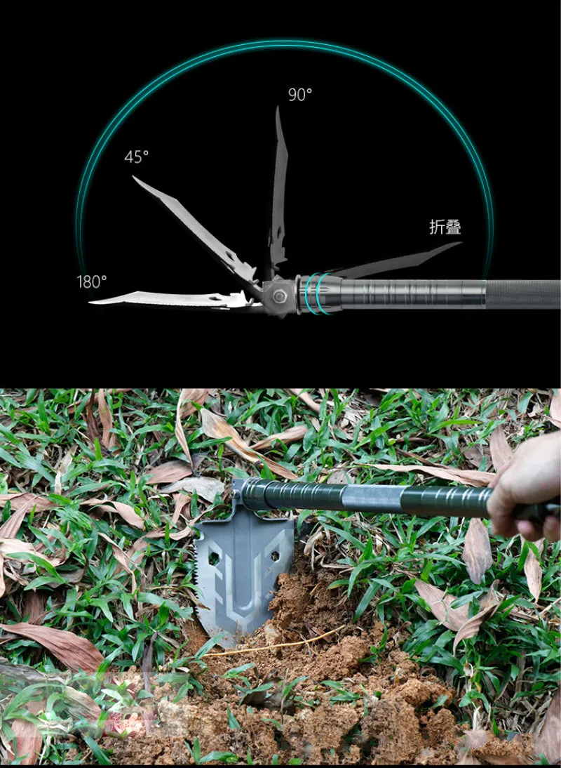 Multi-purpose Folding Military Shovel