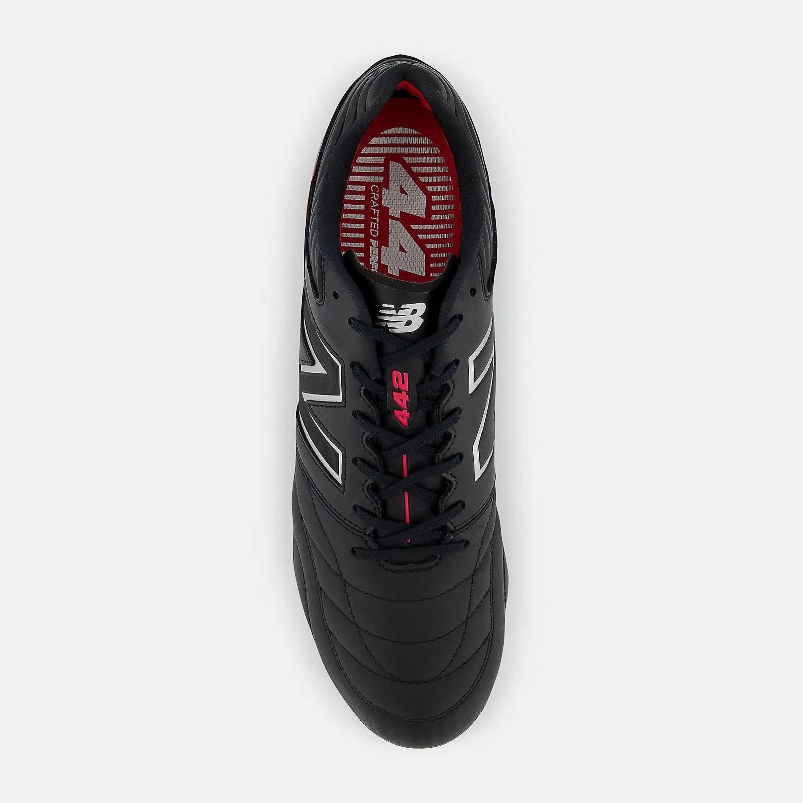 New Balance 442 v2 Pro FG - Black/Silver/Red