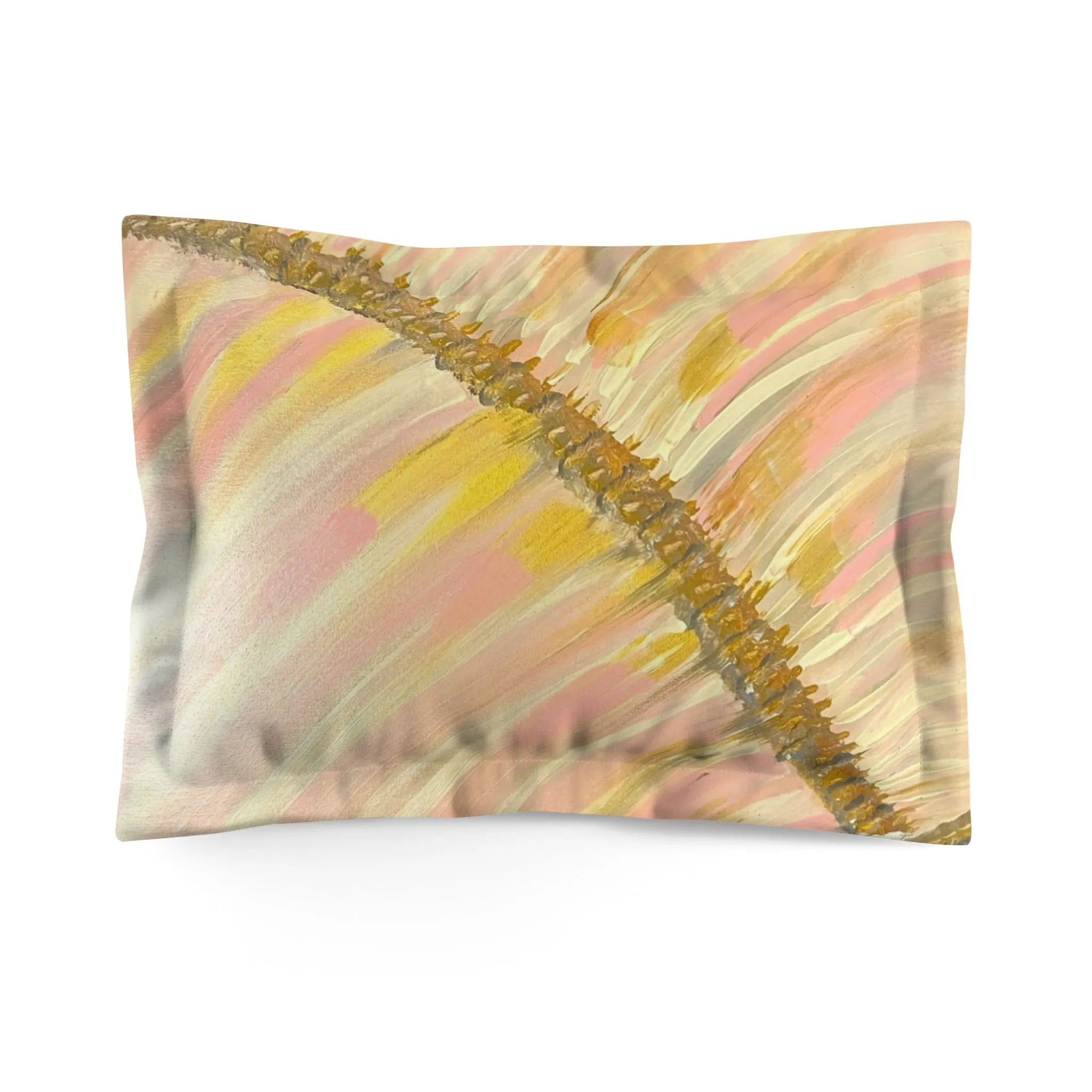 "Disjointed" By Deanna Caroon Microfiber Pillow Sham