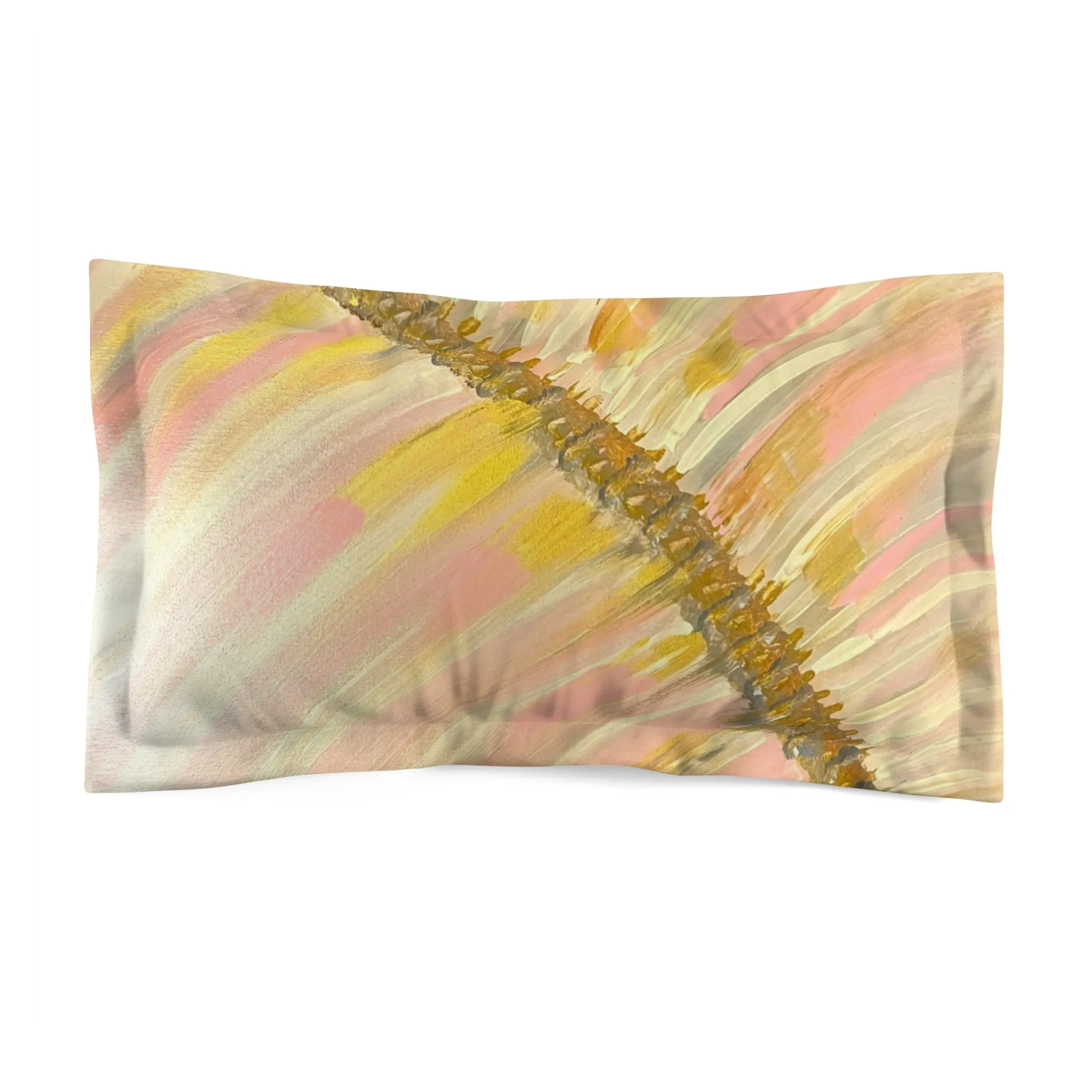 "Disjointed" By Deanna Caroon Microfiber Pillow Sham