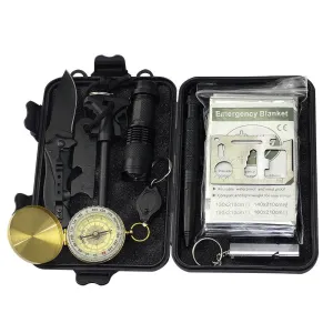 Survival Gear and Equipment 11 in 1Camping Survival Kit