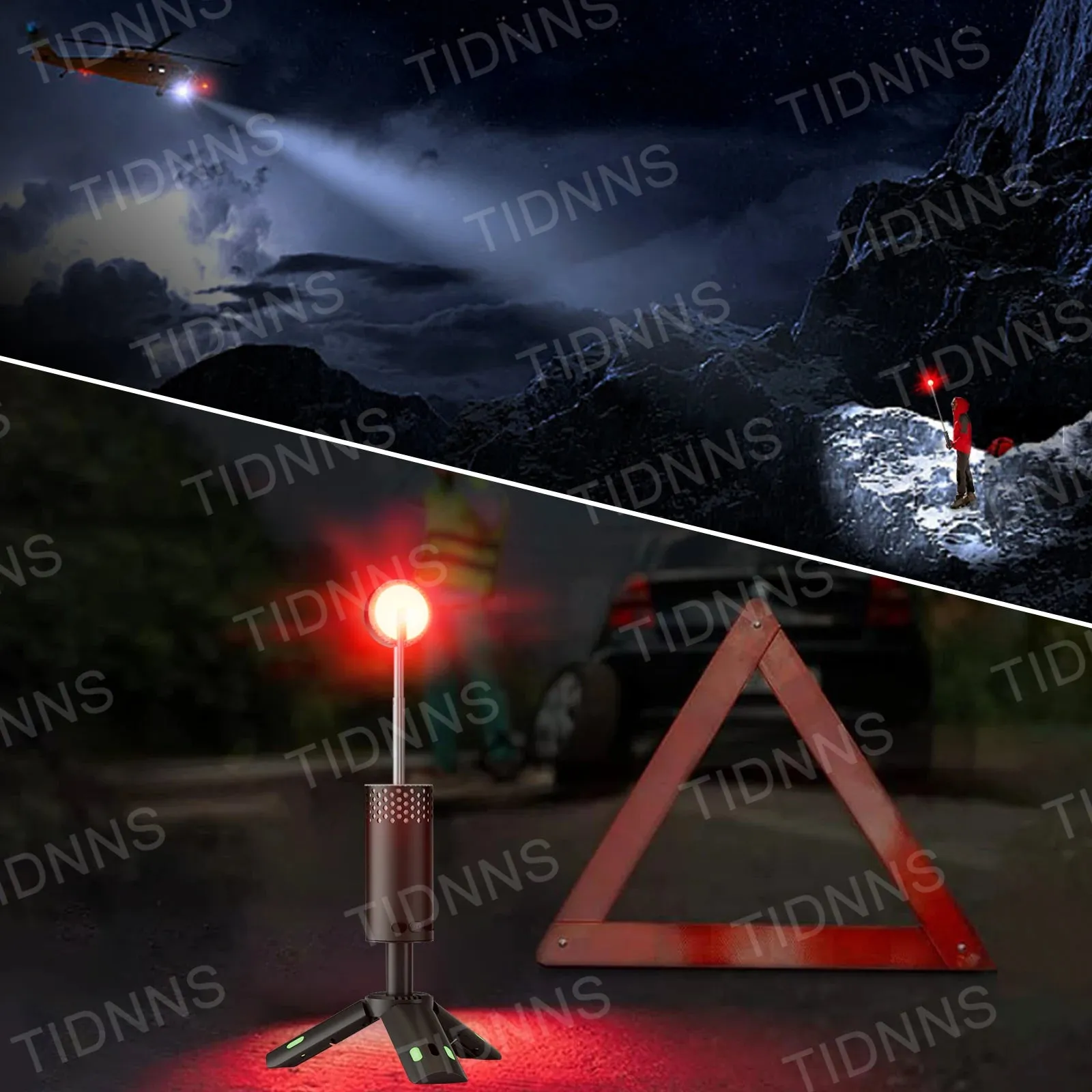 Telescopic Lantern 10000mAh Magnet Tripod Base Lightweight LED Adventure Hiking Fishing Tents Campsite Ambiance Camping Light