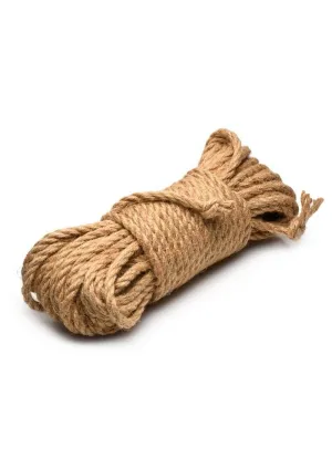 Tied Up Jute Bondage Rope