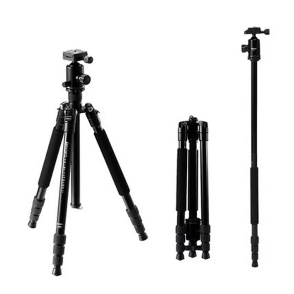 Triopo T-258 Tripod Professional Travel Tripod with D2 Ball Head